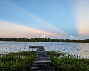 Sun Shadow on Dock