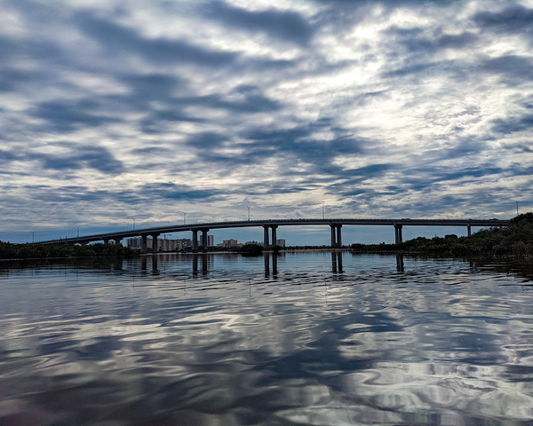 reflection bridge Print