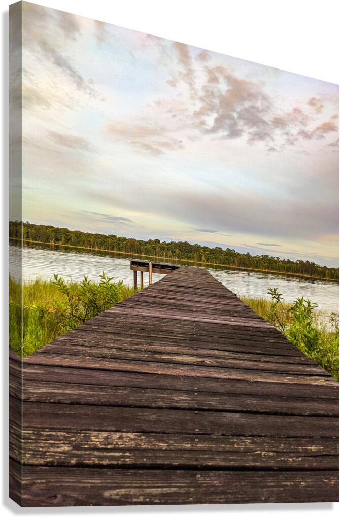 Summer Dock Canvas Print