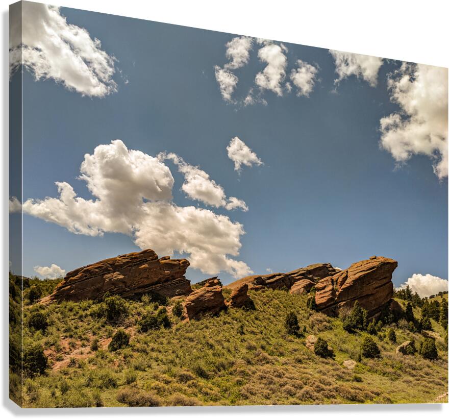 Red Rocks Colorado Canvas Print