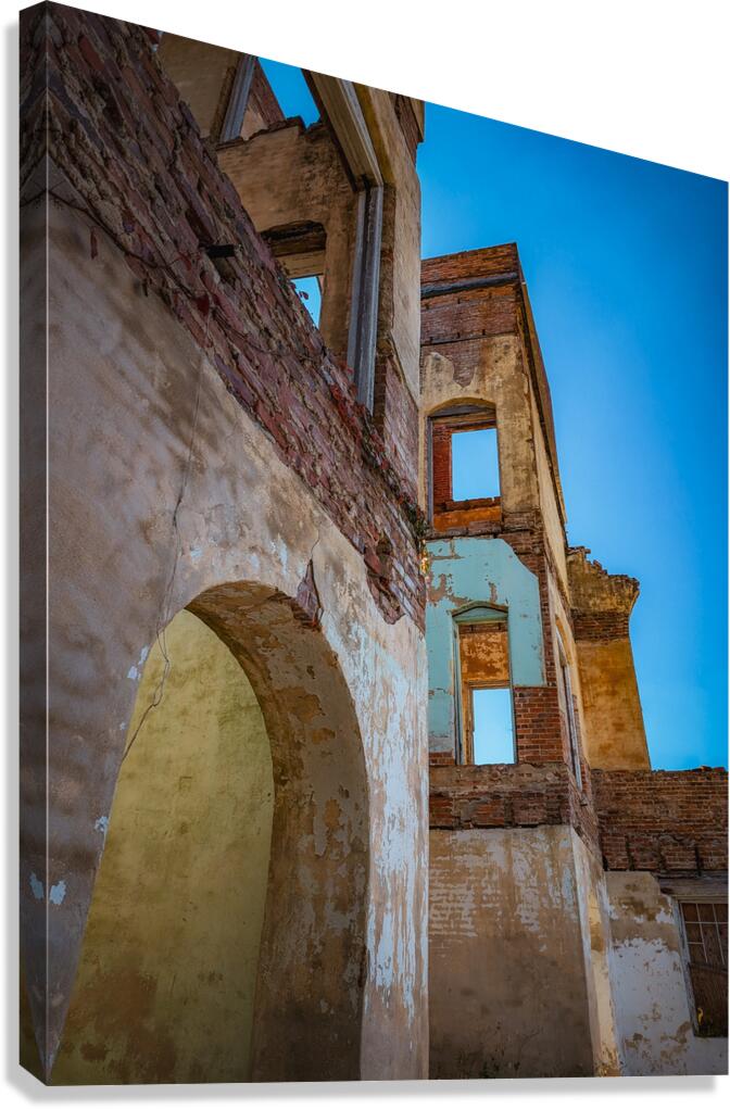 Abandoned Church Walls Canvas Print