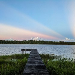Sun Shadow on Dock
