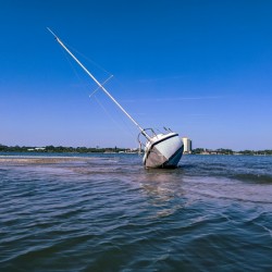 sinking boat