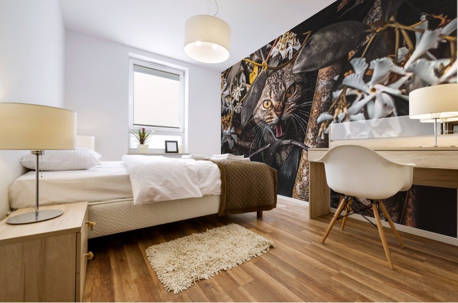 Momma Cat Mural print