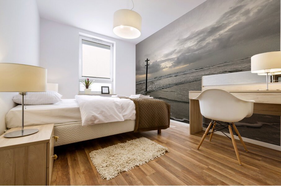 Ocean Pole Mural print