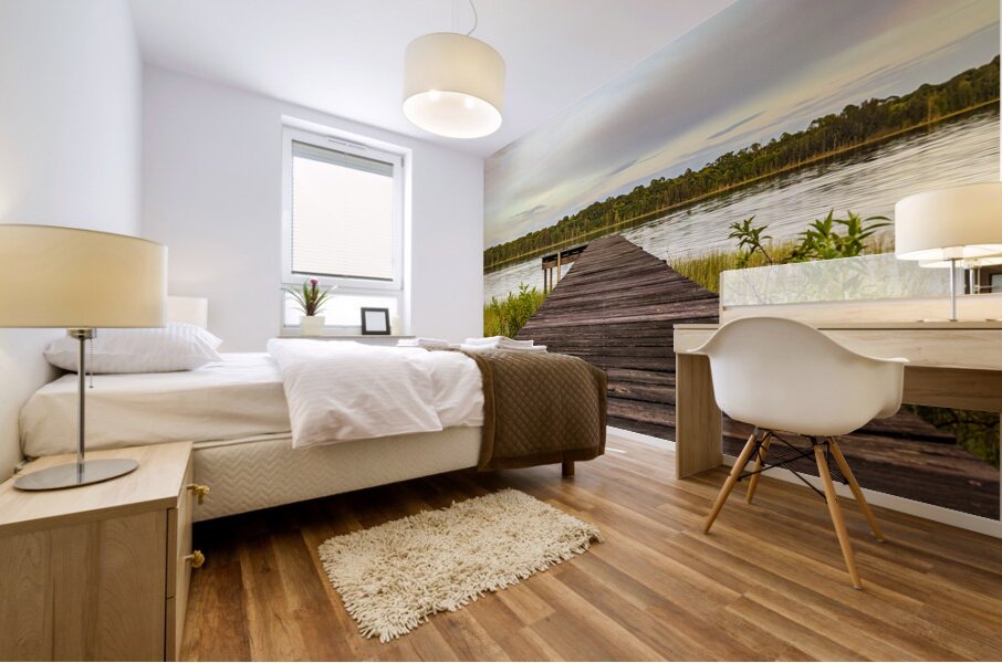 Summer Dock Mural print