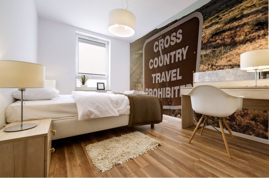 Cross country Mural print