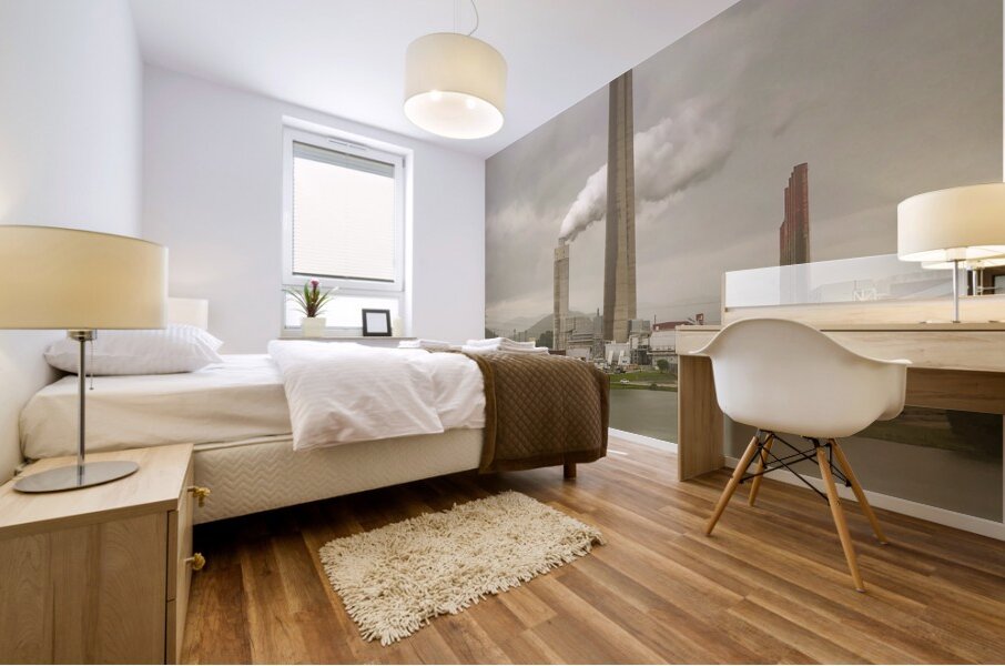 Industrial Beauty Mural print