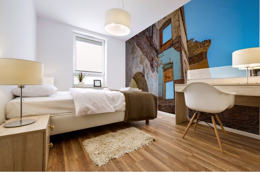 Abandoned Church Walls Mural print