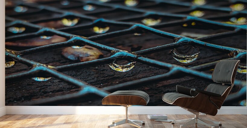 Metal Drip Wall Murals