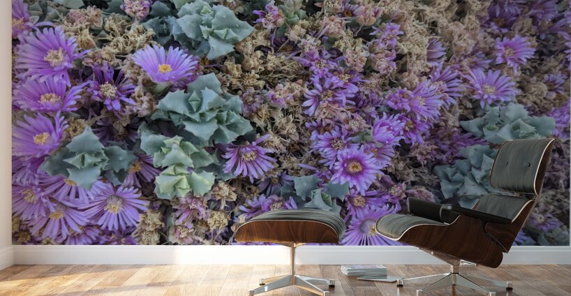 Pastel Plants Wall Murals