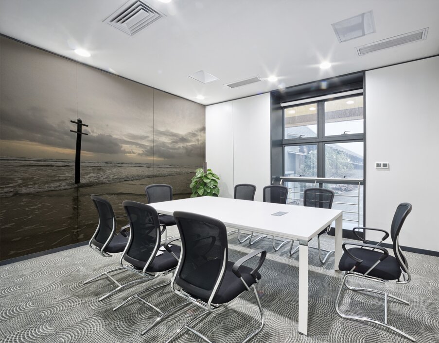 Ocean Pole Wall Printing