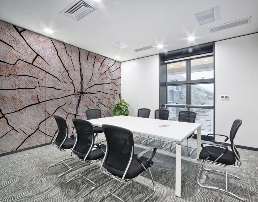 Tree Fingerprint Wall Printing