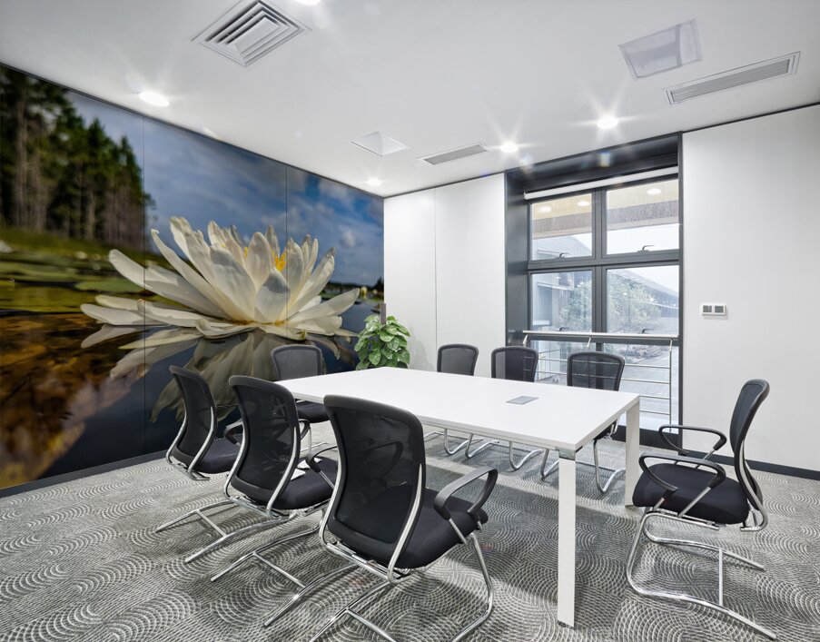 Water Lily Wall Printing