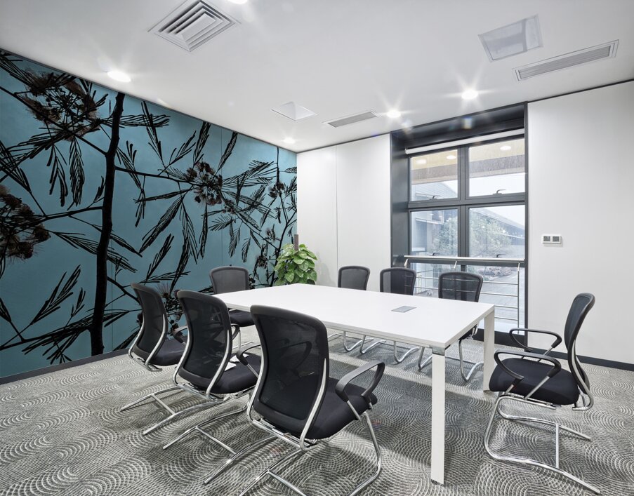 Mimosa Tree Wall Printing