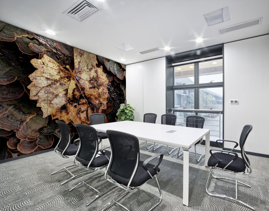 Leaf Fungus Wall Printing