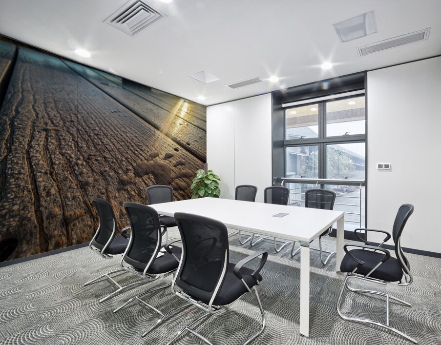 Racoon Paw in Dew Wall Printing