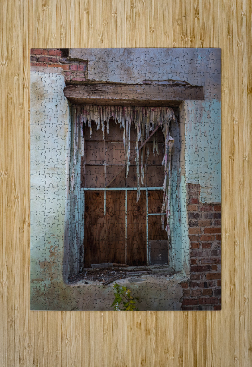Tattered church window LNC PHOTOGRAPHY Puzzle printing